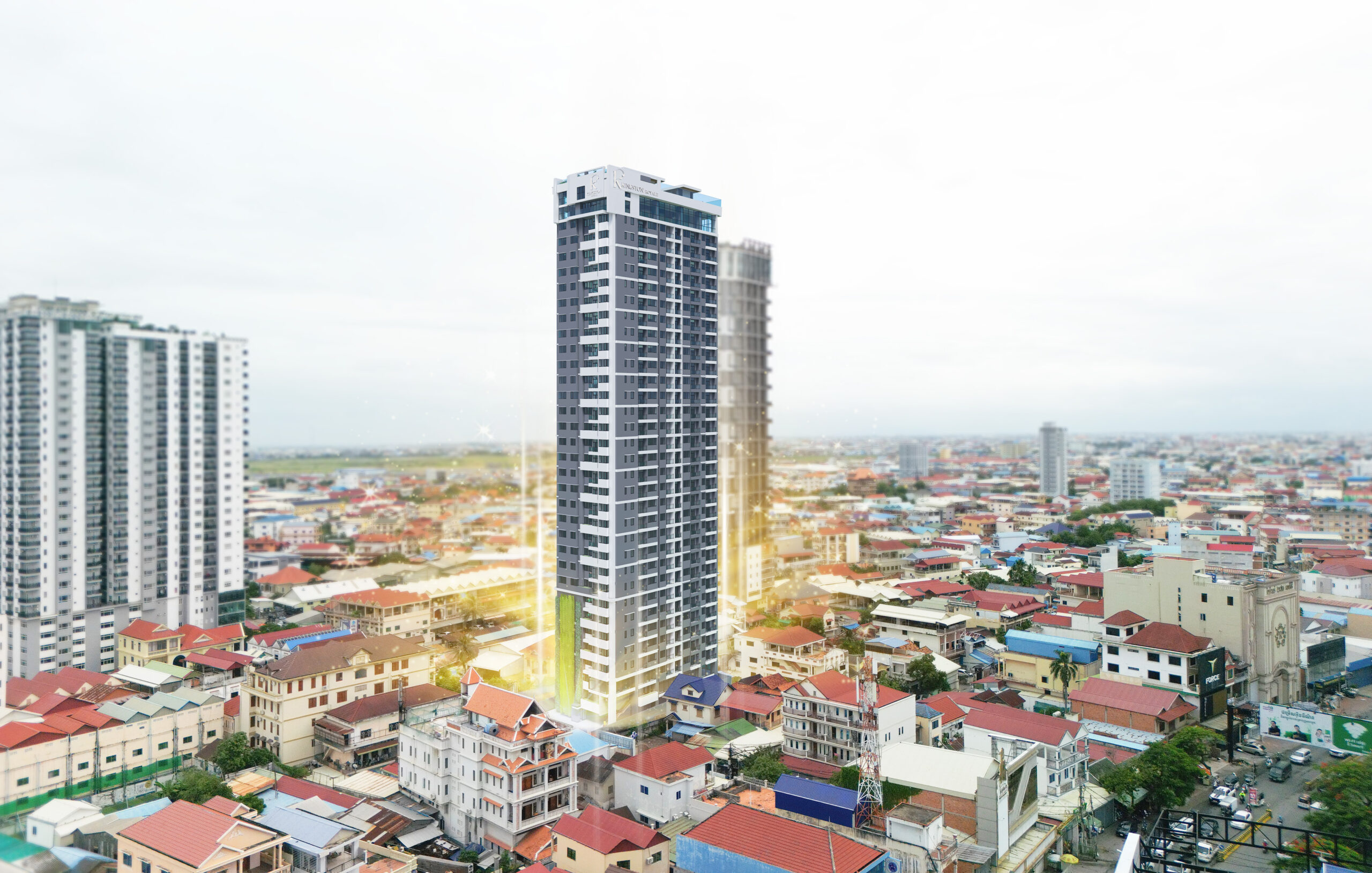 キングストン・ロイヤル周辺エリアの俯瞰図