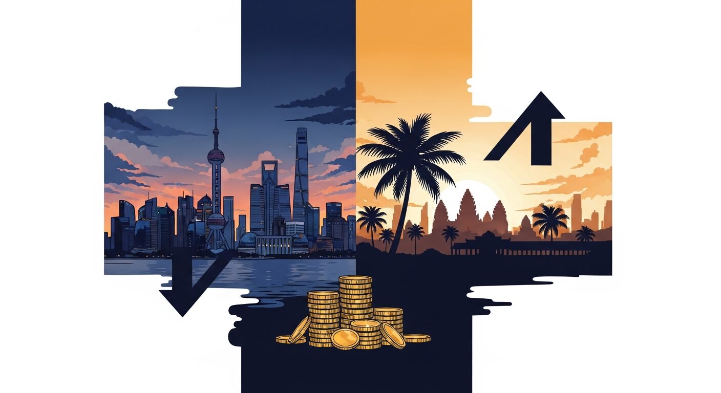 中国GDP押し下げ0.55%に縮小—関税緩和後のASEAN受益シナリオ再評価